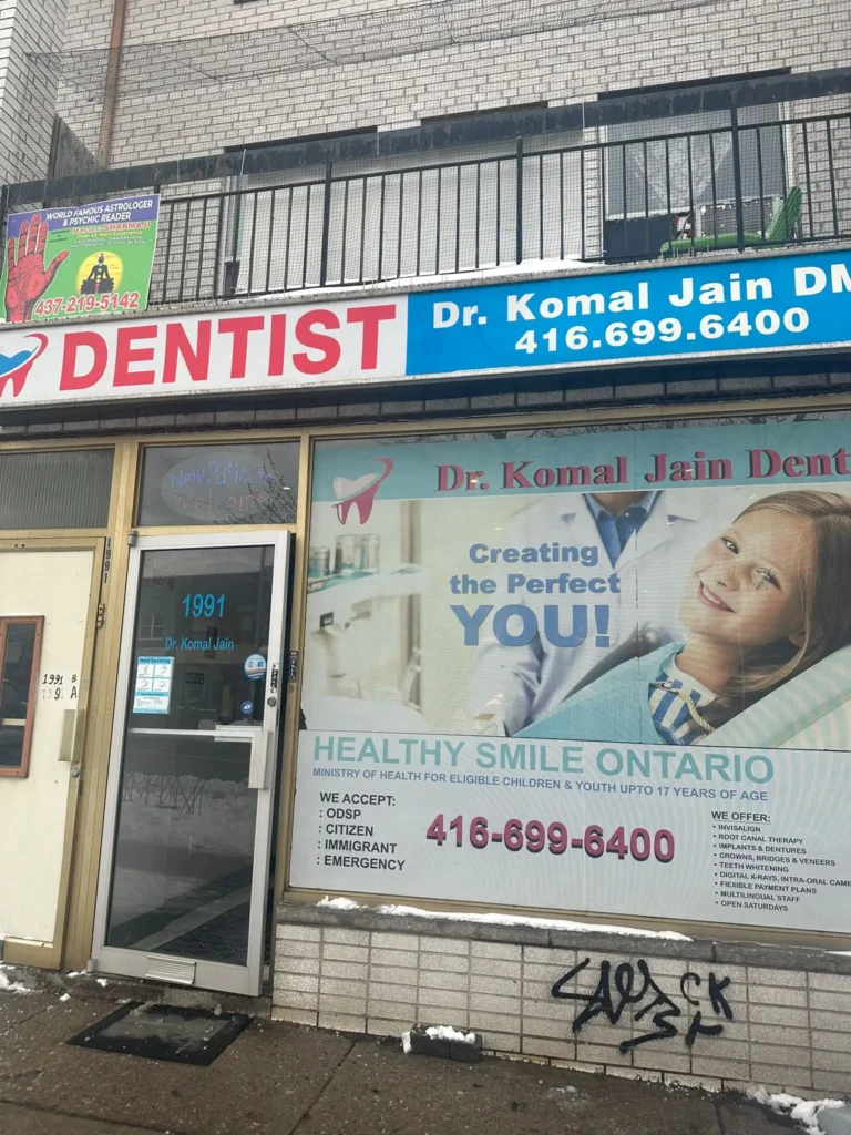 Dentist in Toronto | Komal Jain danforth clinic